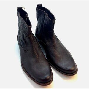 Rocket Dog Premium Genuine Leather Boots Men's US Size 11.5 Brown Western New